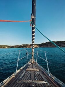 Llegando a Menorca