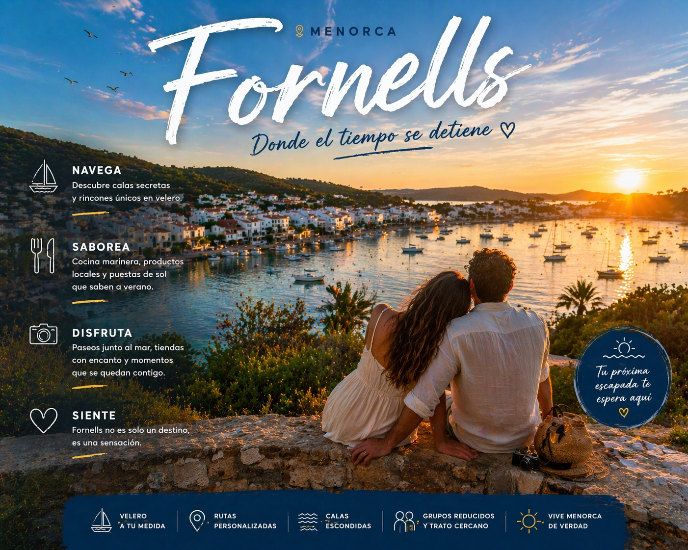 Travesia Bahia de Fornells 17 al 20 de Septiembre